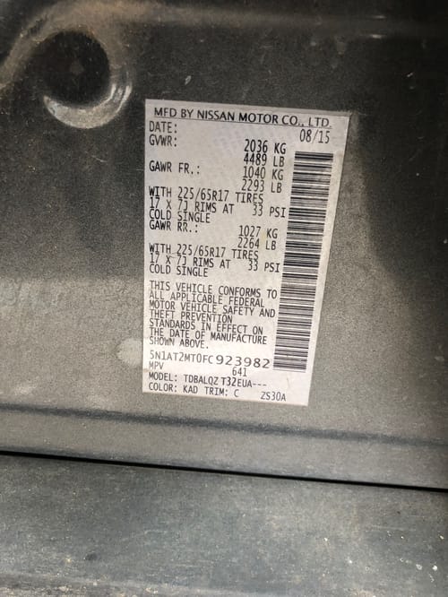 2015 Nissan Rogue