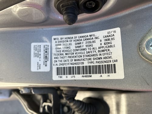 2016 Honda Civic