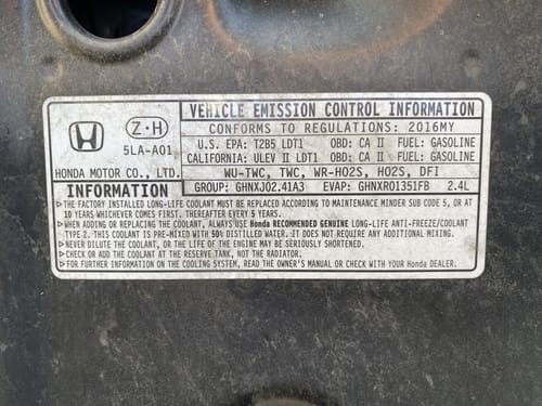2016 Honda Cr-v