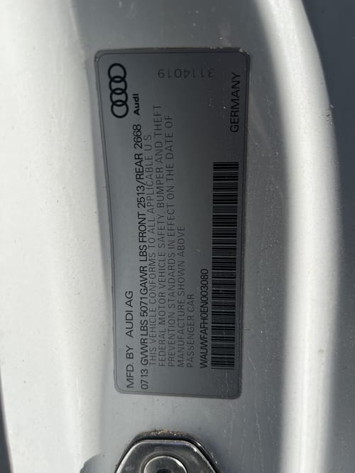 2014 Audi Audia5
