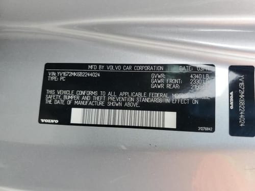 2011 Volvo C30