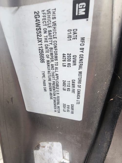 2001 Buick Centur