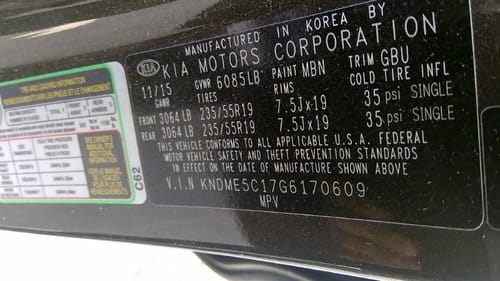 2016 Kia Sedona