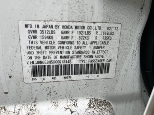 2012 Honda Fit