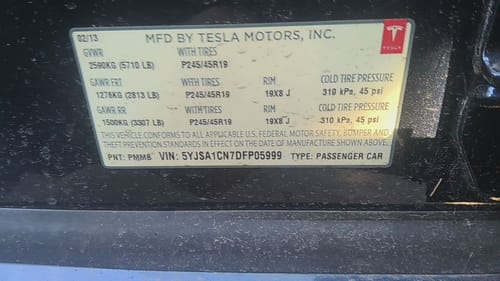 2013 Tesla Model S