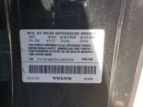 2011 Volvo Volv70