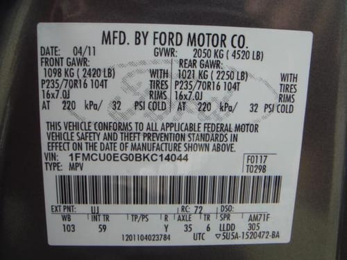 2011 Ford Escape