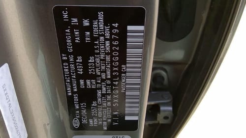 2016 Kia Optima