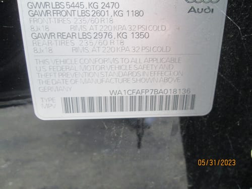 2011 Audi Audiq5