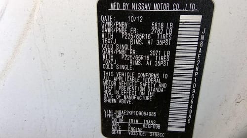 2013 Nissan Quest