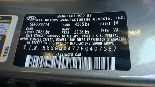 2015 Kia Optima