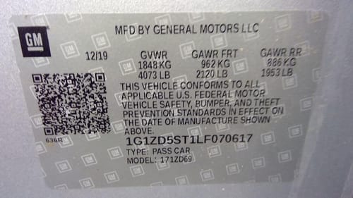 2020 Chevrolet Malibu