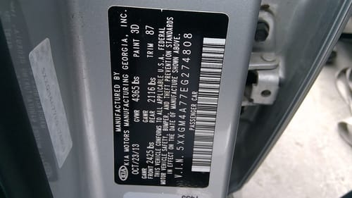 2014 Kia Optima