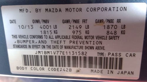 2014 Mazda Mazda3
