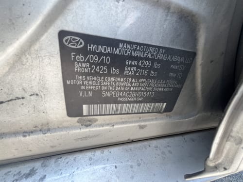 2011 Hyundai Sonata
