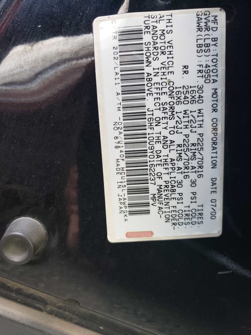 2000 Lexus Rx300