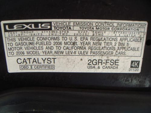 2006 Lexus Is350