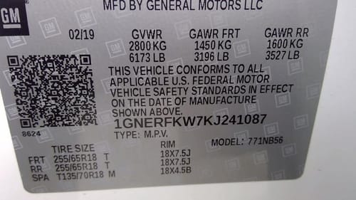 2019 Chevrolet Traverse
