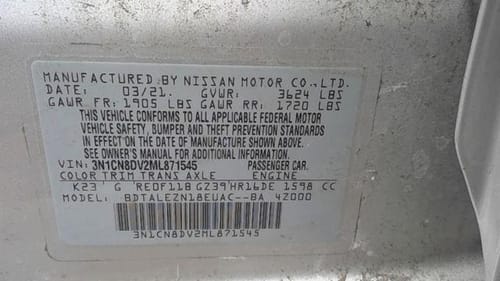2021 Nissan Versa
