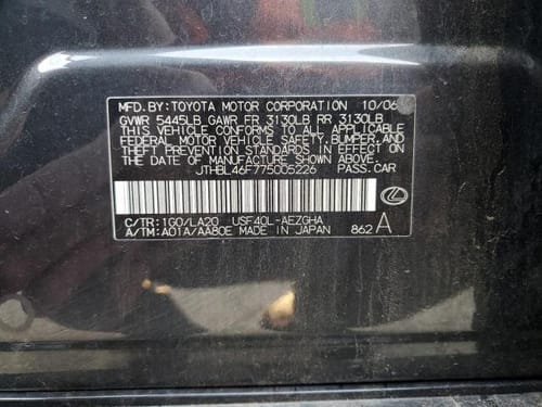 2007 Lexus Ls460