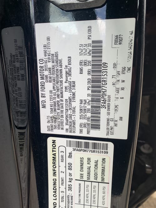 2016 Ford Fusion