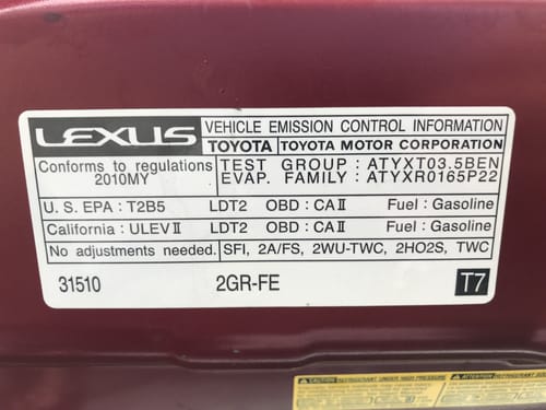 2010 Lexus Rx350