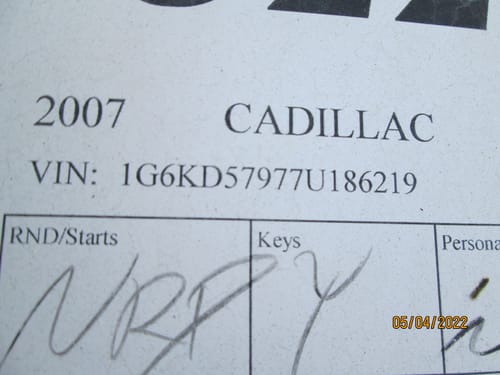 2007 Cadillac Dts