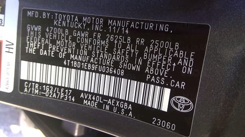 2015 Toyota Avalon