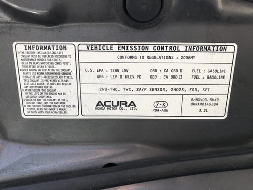 2008 Acura Tl