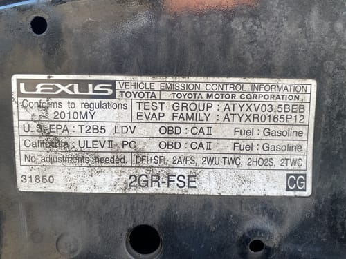 2010 Lexus Gs350