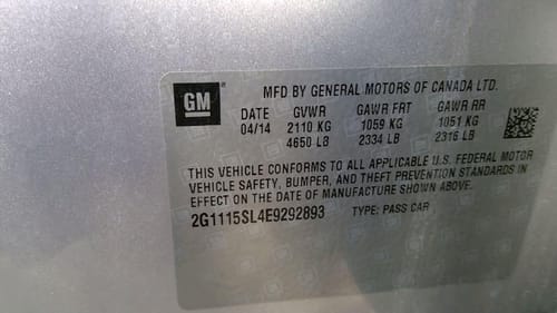 2014 Chevrolet Impala
