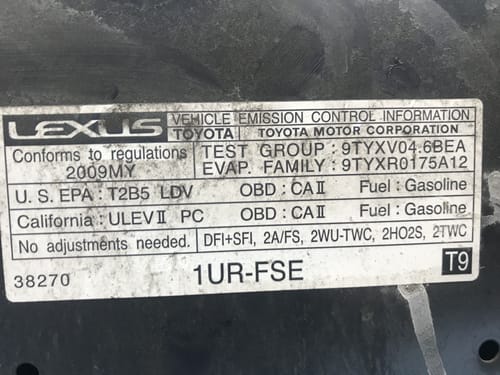 2009 Lexus Ls460