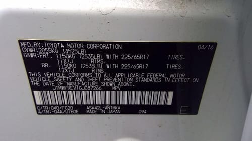 2016 Toyota Rav4