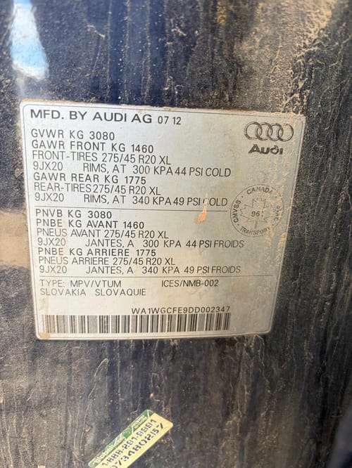 2013 Audi Audiq7