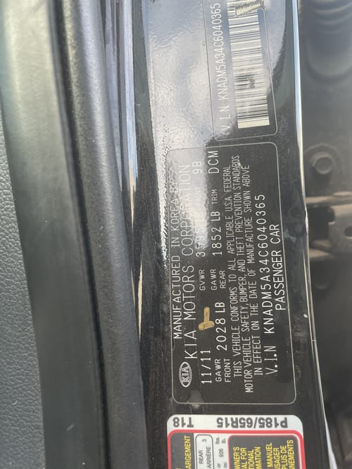 2012 Kia Rio