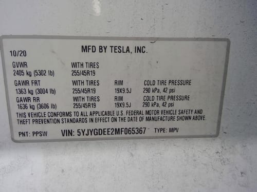 2021 Tesla Model Y