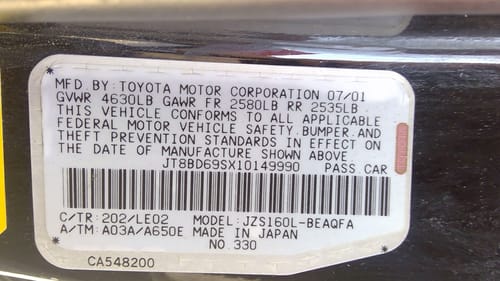 2001 Lexus Gs300