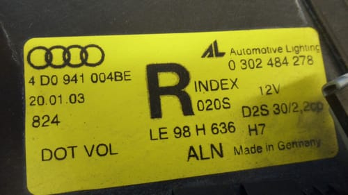 2001 Audi A8