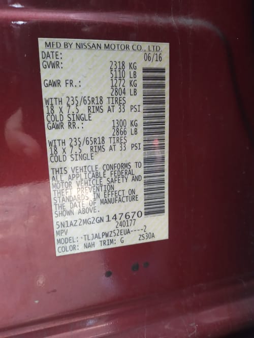 2016 Nissan Murano