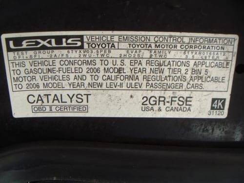 2006 Lexus Is350
