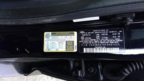 2015 Kia Optima