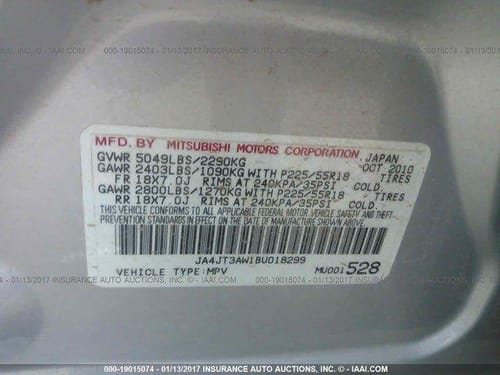 2011 Mitsubishi Outlander