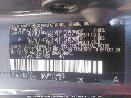2012 Toyota Highlander