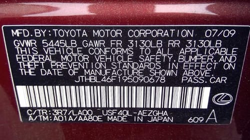 2009 Lexus Ls460