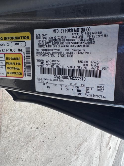 2016 Ford Fusion