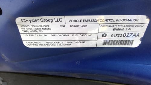2013 Chrysler Dart