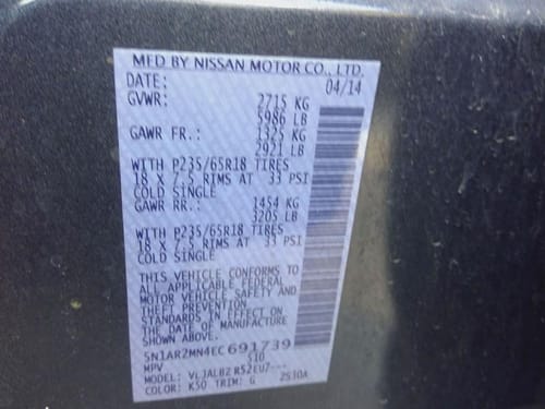 2014 Nissan Pathfinder