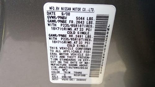 2009 Nissan Murano