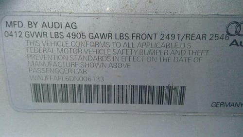 2013 Audi Audia4
