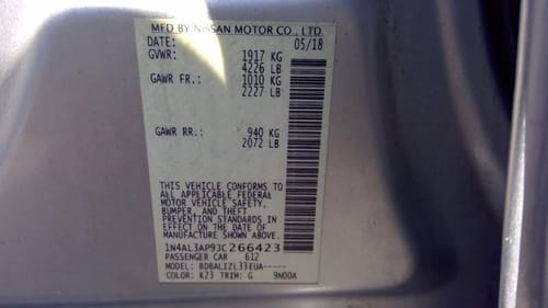 2018 Nissan Altima